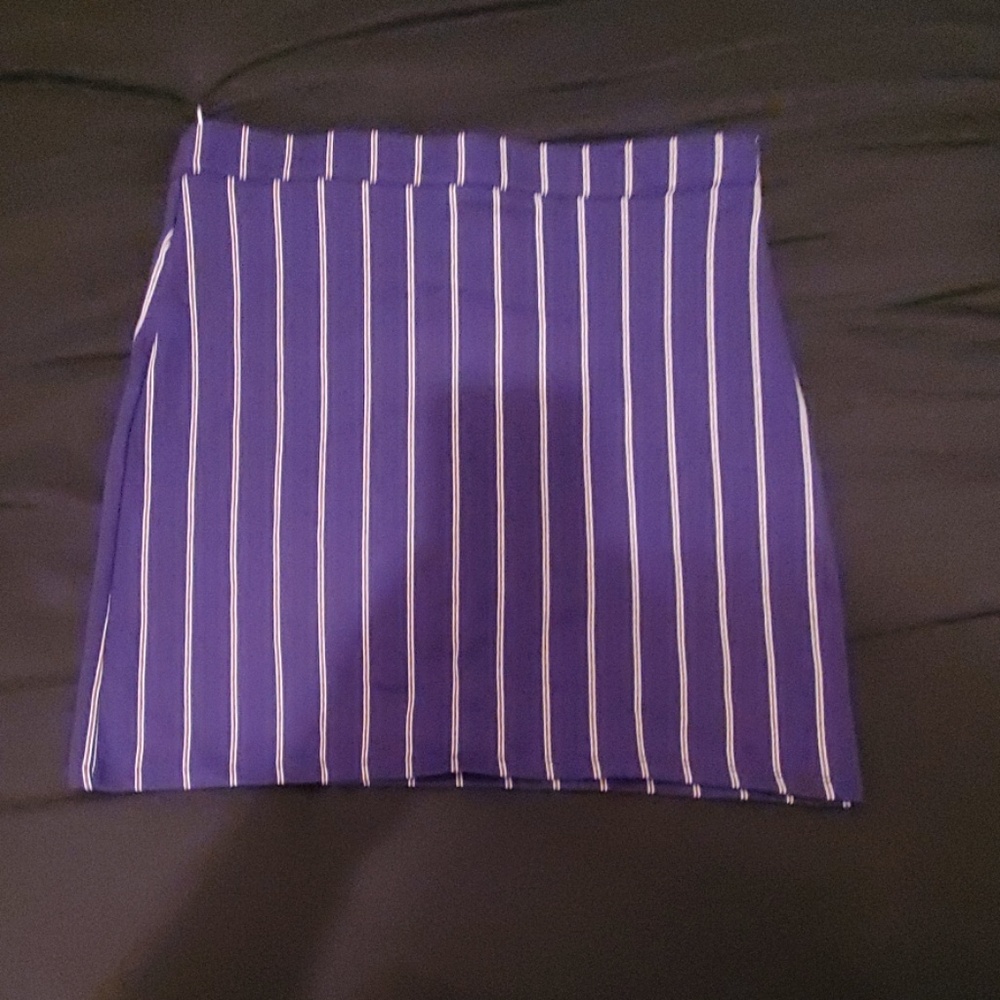 Striped forever 21 side zip